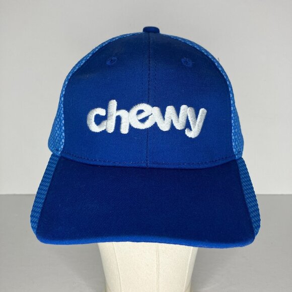 Chewy Blue Adjustable Hat Cap Pet Dog Cat - Picture 1 of 6